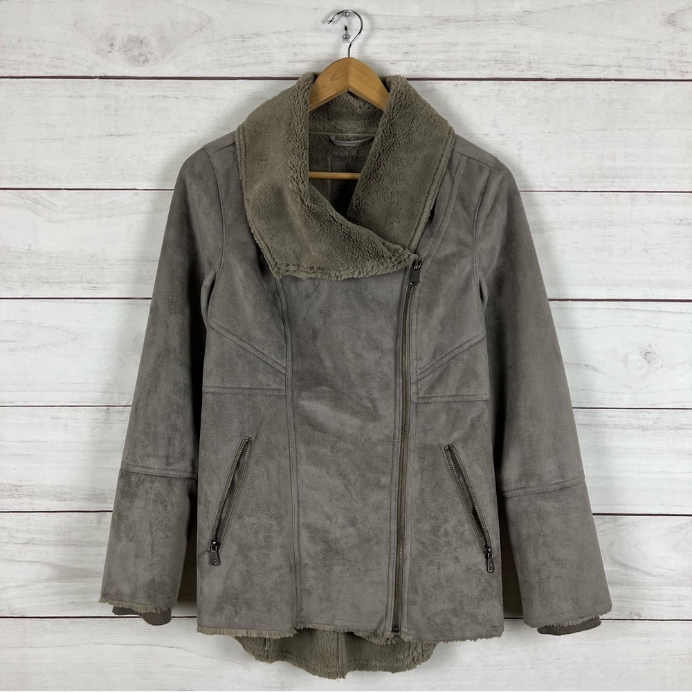 Prana Lilith Faux Shearling Suede Jacket XS
